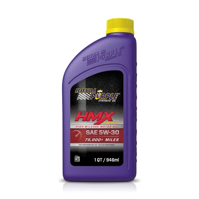 Royal Purple 11744 Hmx Sae 5W-30 High-Mileage Synthetic Motor Oil – 1 Quart