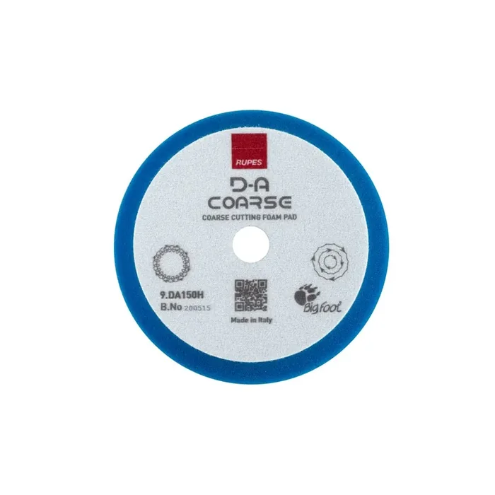 Rupes Coarse Random Orbital Foam Pad (Blue) 130/150Mm, Single Pad