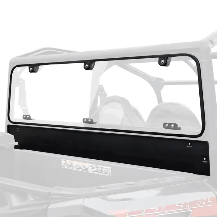 Sautvs Rear Windshield For Polaris General Xp 4 1000 16-24, Rear Full Windshield Rear Lock Panel Kit For Polaris General 1000/4 1000 / Xp 1000 / Xp 4 1000 2016-2024 Accessories, Replace 2881112