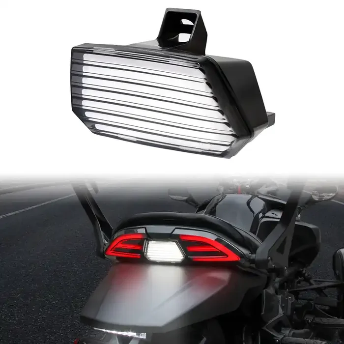 Sautvs Smoked Black Led Tail Light For Can Am Spyder, Utv Rear Taillight Reverse Light Assembly For Can-Am Spyder F3 All Models