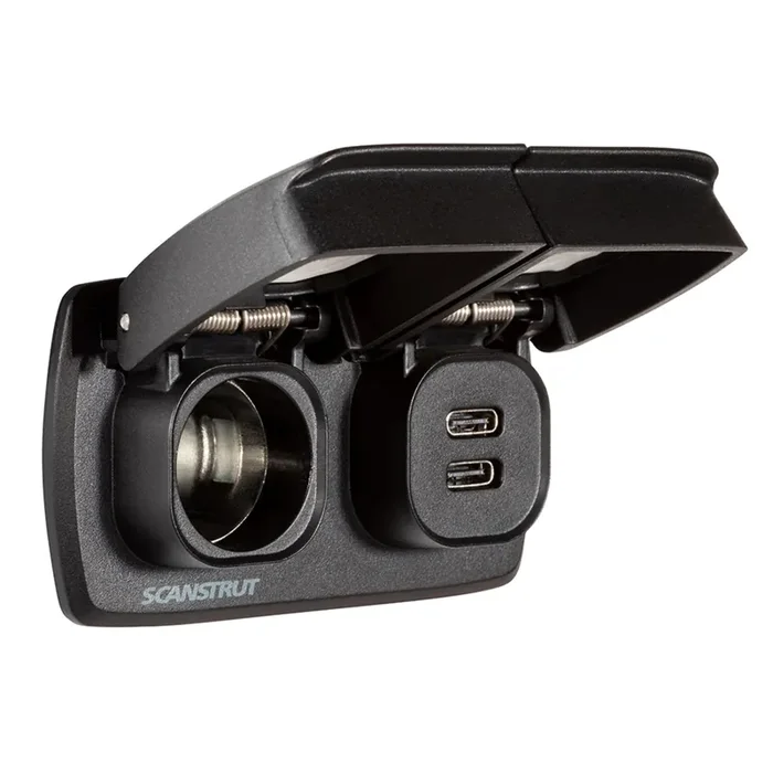 Scanstrut Flip Pro Multi Dual Usb-C With 12V Power Socket