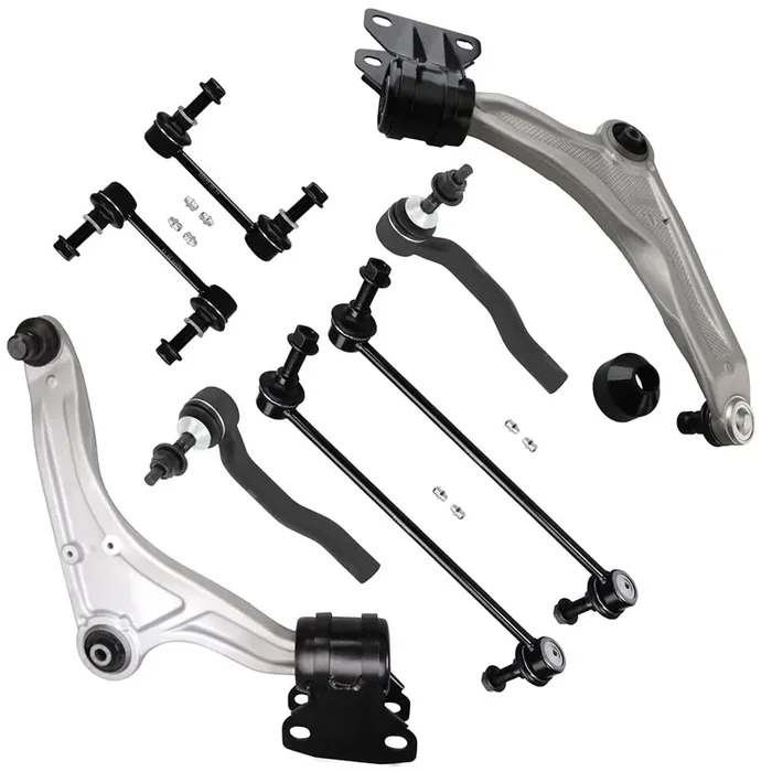 Scitoo 8Pcs Suspension Kit Front Lower Control Arm And Ball Joints Outer Tie Rod Ends Sway Bar Links Fit For 2013-2017 For Ford Fusion 2013-2018 For Lincoln Mkz