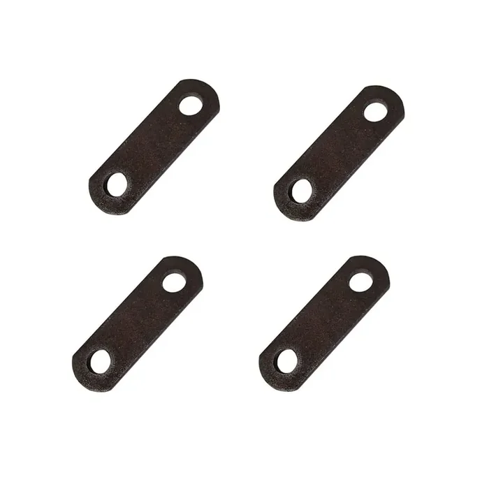 Set Of Four (4) 2-5/8‘ Leaf Spring Trailer Shackle Strap With 9/16‘ Hole Diameter