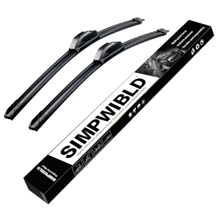 Simpwibld Wiper Blades,Premium All-Seasons Durable Stable And Quiet Oem Quality J Hook Front Windshield Wipers 26‘+16‘ (Set Of 2)