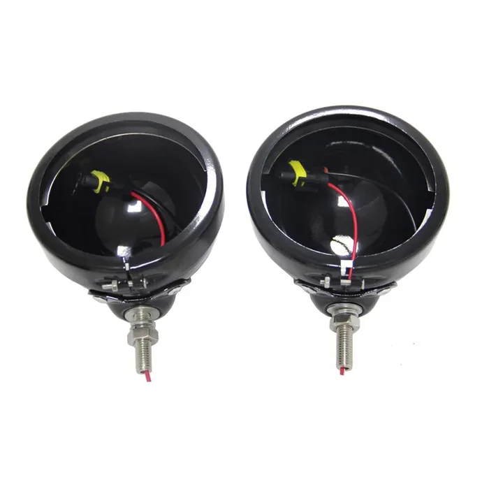 Sktyants 4.5 Inch Housing Bracket Mount Ring Bracket For Fog Passing Light Lamp Motorcycle Touring Electra (Black)