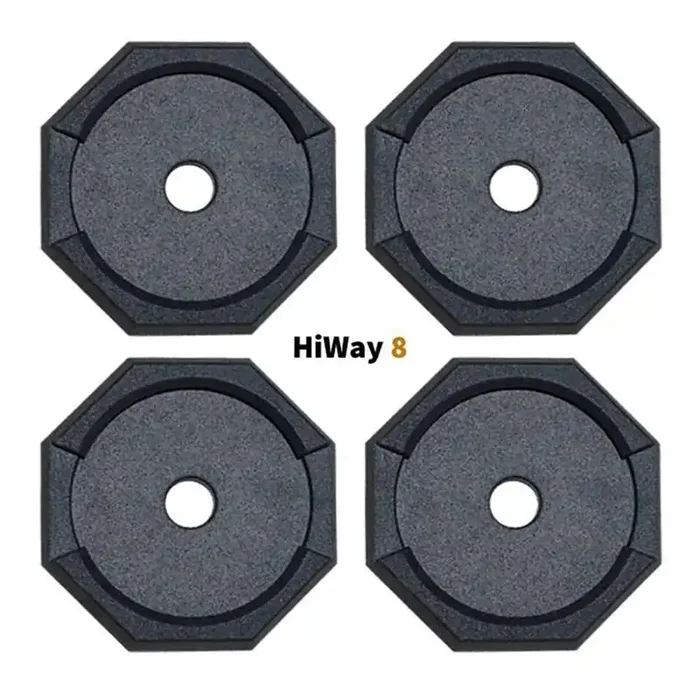 Snappad Hiway Rv Leveling Pads – Permanent Jack Stabilizers For Rvs – 8‘‘ And 11.5‘‘ Round Leveling Jack Pads For Hwh Leveling S