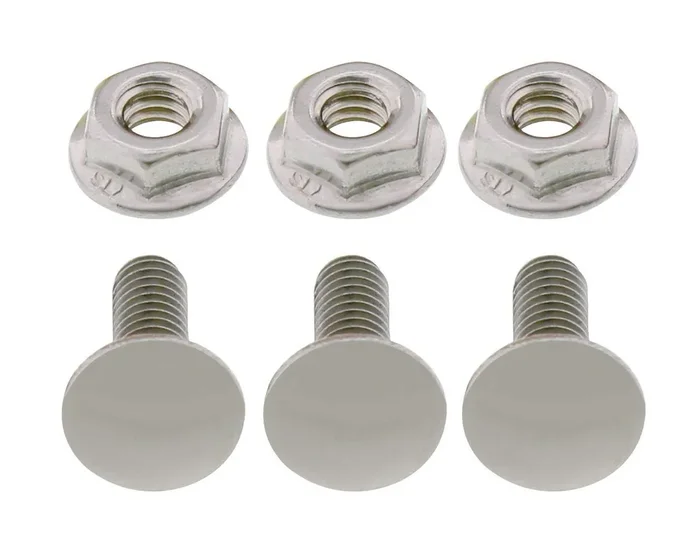 Stainless Steel Tail Light Bracket Mounting Bolt Set For 1928-31 Ford Model A (3/Set)