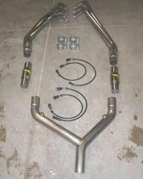 Stainless Works 05-2010 Mustang V6 Long Tube Headers w/ High Flow Cats (Bolts to Stock Exhaust)