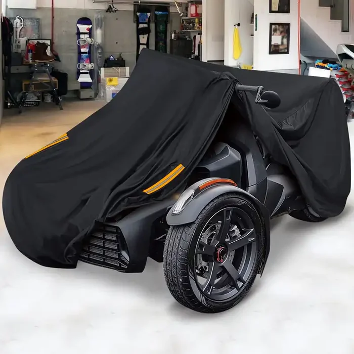 Starknightmt Ryker Cover, Full Cover Compatible With Can-Am Ryker 900 600 Sport Rally Edition All-Weather Ryker Bike Cover For Indoor Outdoor Snow Rain Dust Sun Protection Ryker Accessories