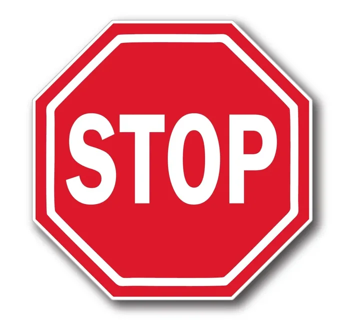 Stickerjoe Stop Sign Sticker Street Signs Vinyl Decal 5‘‘ X 5‘‘