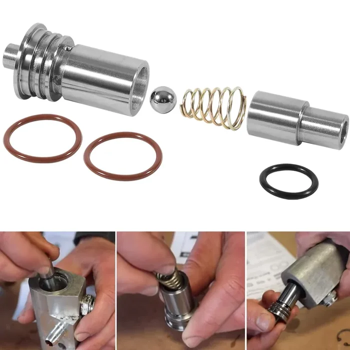 Stl010 Cooler Flow Bypass Valve Kit Upgrade For Cadillac Chevy Gmc Transmission 2014-Up Gm 6L80 6L90, 2016-Up 8L90 8L80 8L90E 10L90, Transmission Cooling System Upgrade Kit