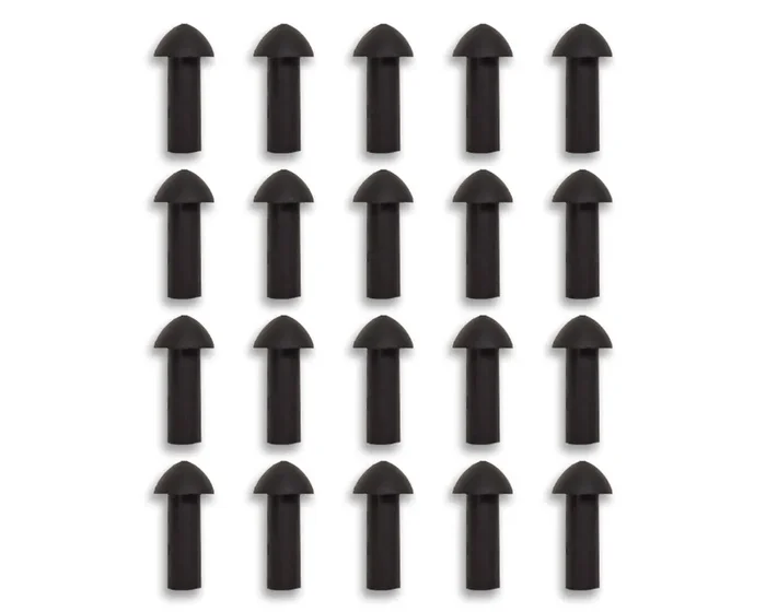 Stop & Go 6075 Mushroom Plugs Tire Repair For Punctures And Flats – 1‘‘ Length X 7/16‘‘ Shaft Diameter – 20 Pack (Plugs Only)