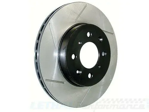 Stop Tech 07-2014 Mustang Slotted Front Right Brake Rotor (07-2012 Shelby GT500 ; 2011-2014 Mustang GT 5.0L w/ Brembo‘s ; Boss 302)