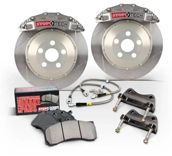 Stop-Tech 94-04 Mustang 332mm Big Brake Kit (Trophy Sport Caliper – Slotted Rotor)