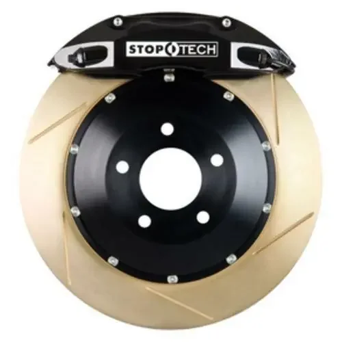 Stop-Tech 94-04 Mustang 355mm Big Brake Kit (Black Caliper – Slotted Zinc Coated Rotor)