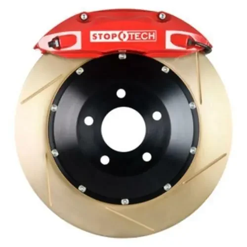 Stop-Tech 94-04 Mustang 355mm Big Brake Kit (Red Caliper – Slotted Zinc Coated Rotor)