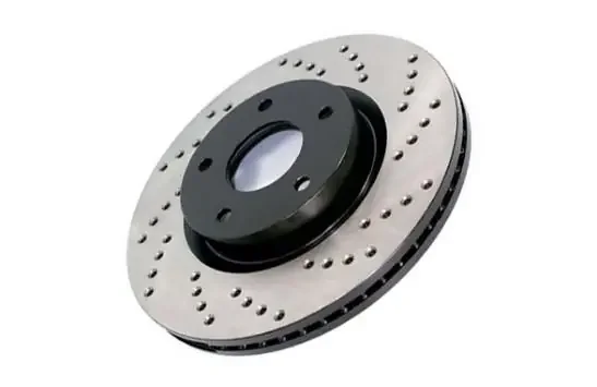 Stoptech 128.61109L Cross Drilled Sport Rear Left Brake Rotor (2015-2020 Mustang)