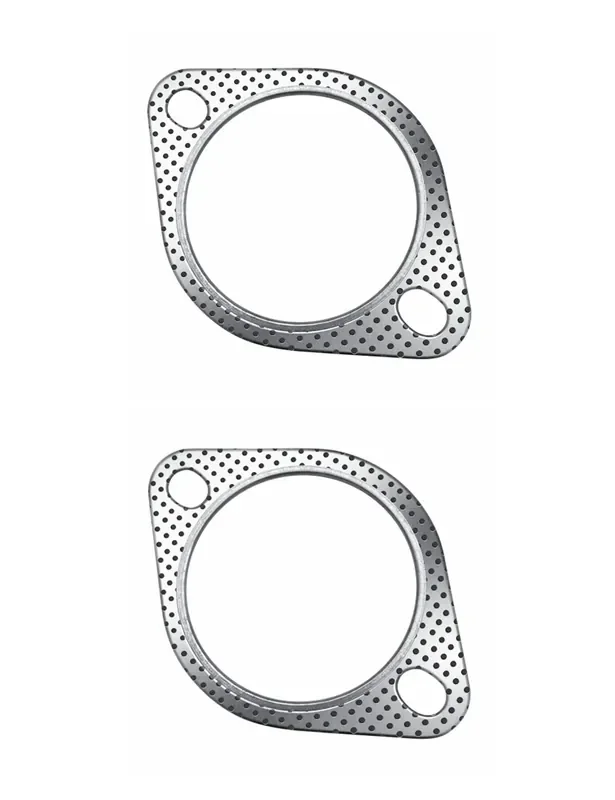 Strongthium 3“ Exhaust Gasket 2 Bolt For 3 Inch Muffler Flange Manifold 120-07610-0002 High Temperature 2X
