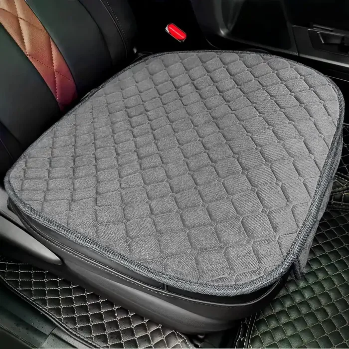 Surpassme Comfortable Car Seat Covers Universal Front Seat Coves For Car Accessories With Storage Pockets, Padded Car Interior C
