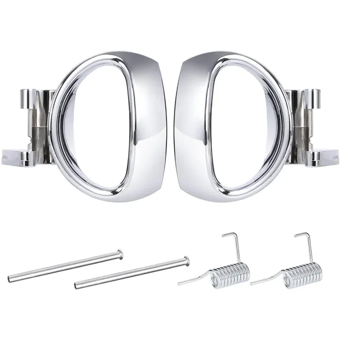 Tayatuo 2Pcs Interior Inside Door Handle Front Rear Driver & Passenger Side Replacement For 2006-2011 Chevy Hhr Door Handle Replaces 19299614 19299613 88529 88528