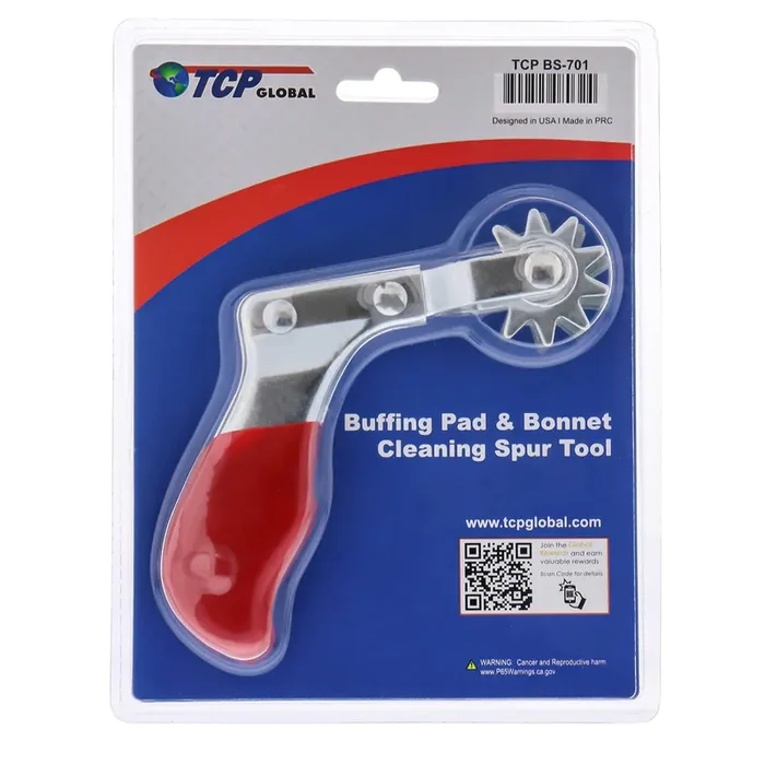 Tcp Global Polishing And Buffing Pad Cleaning Spur Tool For Revitalizing Polisher Compound Pads And Bonnets