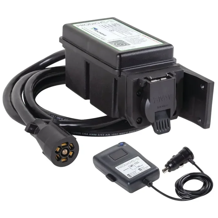 Tekonsha 902502 Prodigy Rf, Plug & Play Trailer Mounted Proportional Brake Controller For Trailers With 1-3 Axles, Black