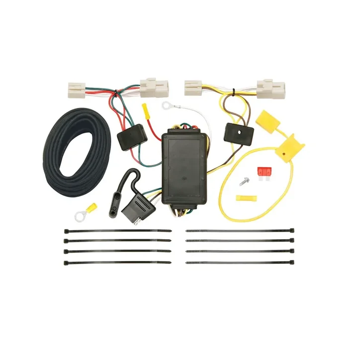 Tekonsha T-One T-Connector Harness, 4-Way Flat, Compatible With Select Pontiac Vibe Scion Xb Toyota Matrix Black