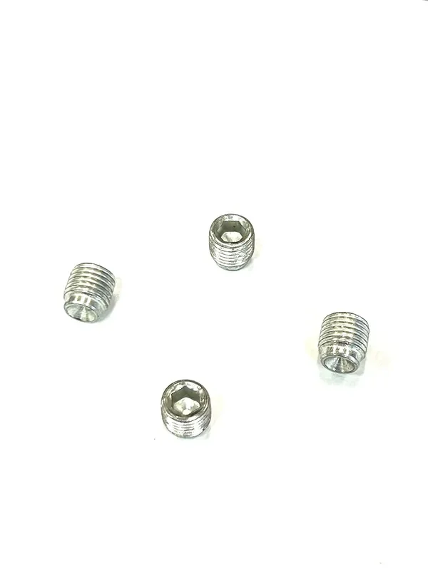 The Stop Shop Inverted Flare Steel Plugs For 3/8‘‘-24, Flush Style (Pack Of 4)