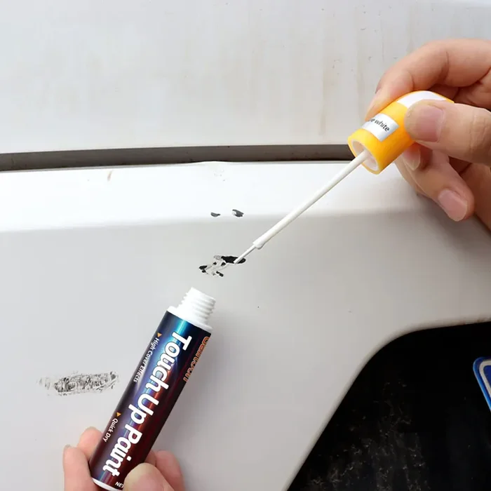 Touch Up Paint For Cars, White Car Paint Scratch Repair, Two-In-One Car Touch Up Paint Fill Paint Pen, Quick & Easy Solution To