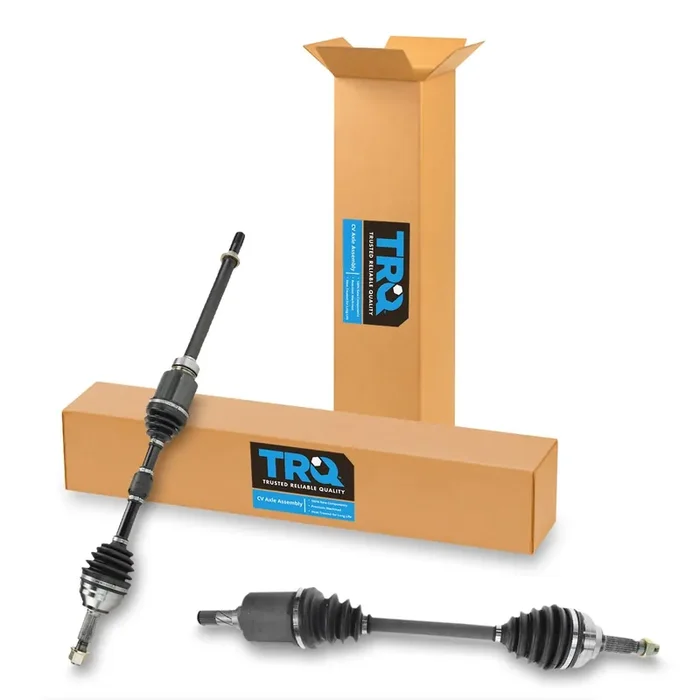 TRQ CV Axle Shaft Assembly Set for 2008-2013 Nissan Rogue & 2007-2012 Sentra SE-R, Model CSA82467, Front Driver & Passenger Side