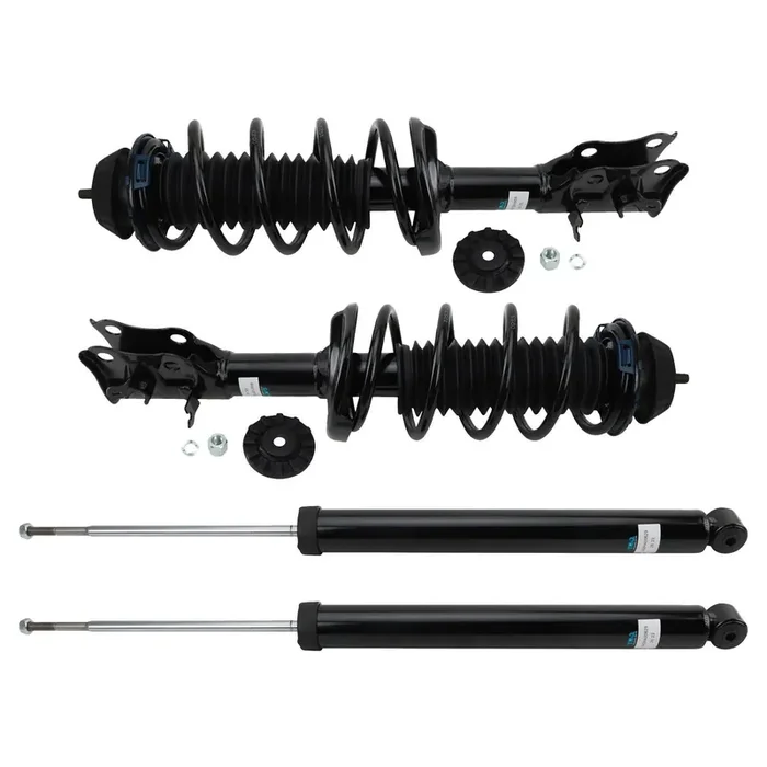 Trq Front And Rear Complete Strut Assembly & Shock Absorber Kit Complete Strut & Coil Spring Assembly Compatible With 2016-2022