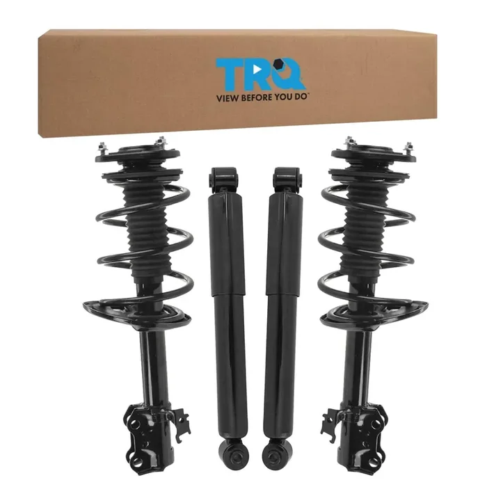Trq Front And Rear Complete Strut Assembly & Shock Absorber Kit Complete Strut & Coil Spring Assembly Compatible With 2006-2008