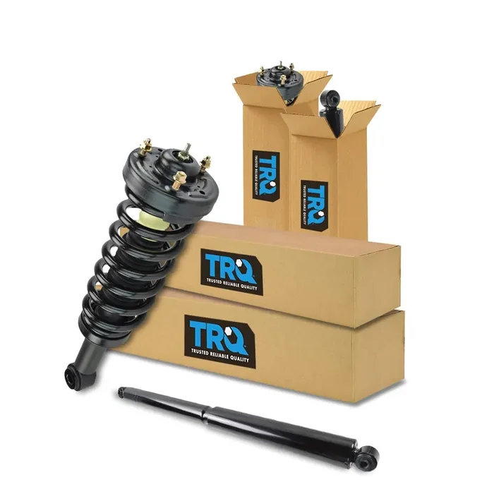 Trq Front And Rear Complete Strut Assembly & Shock Absorber Kit Complete Strut & Coil Spring Assembly Compatible With 2009-2013