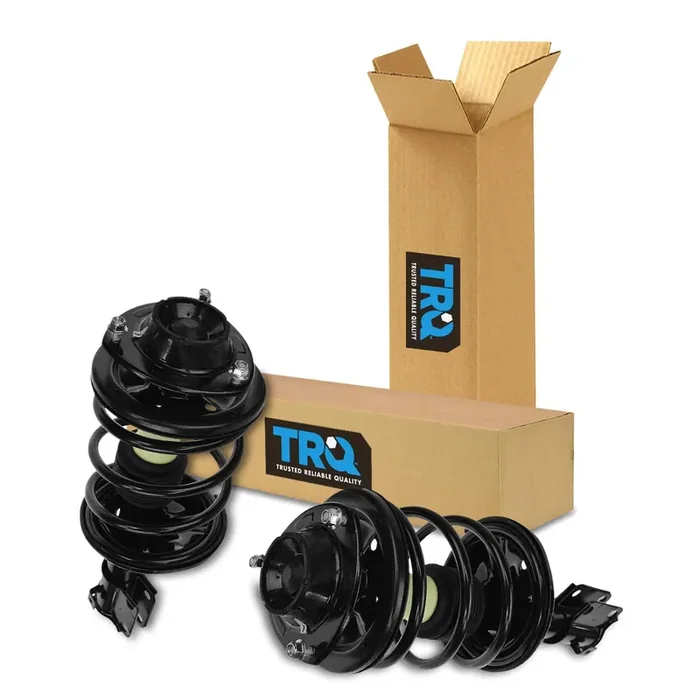Trq Front Strut & Coil Spring Assembly Set Driver & Passenger Sides Compatible With 01-05 Chrysler Sebring Dodge Stratus 00-05 M