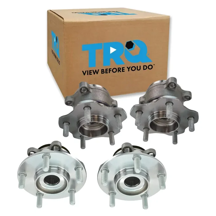 Trq Wheel Hub Bearings Assembly Set Compatible With 2008-2013 Nissan Rogue