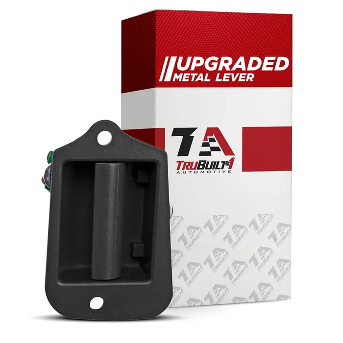 Trubuilt1 Automotive Interior Third Door Handle Upgraded Metal Compatible With Chevy 1996-2003 S-10, Rear Left Inside Third Door, Also Fits Gmc Sonoma And Isuzu Hombre, 15760310