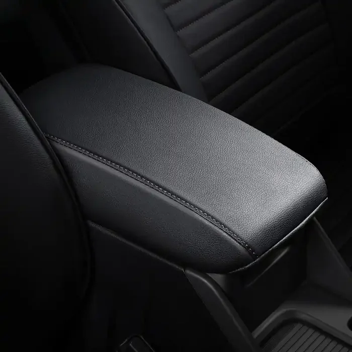 Ttx Lighting Car Armrest Cover For 2013 2014 2015 2016 2017 2018 Nissan Altima, Automotive Center Console Cover, Waterproof Faux Leather Car Armrest Cover Seat Box Protector(Black)