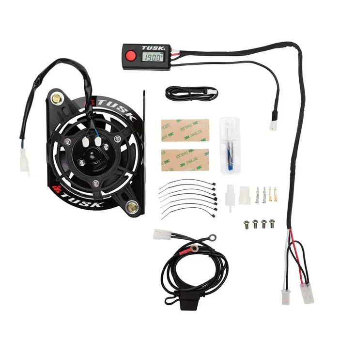 Tusk Digital Radiator Fan Kit For Ktm 300 Xc-W Six Days 2017-2018