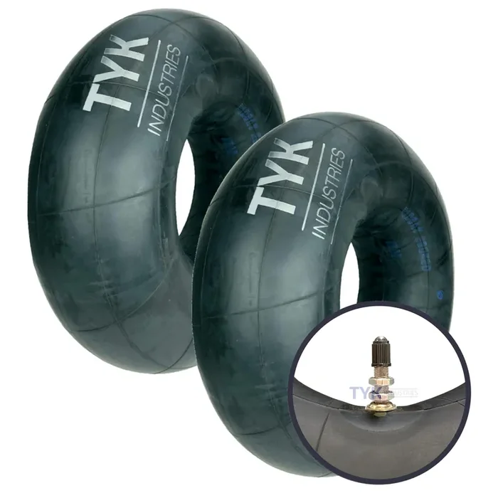 Two Tyk 21X11-8 22X11-8 Heavy Duty Atv Tire Inner Tubes With Tr6 Straight Metal Valve Stems