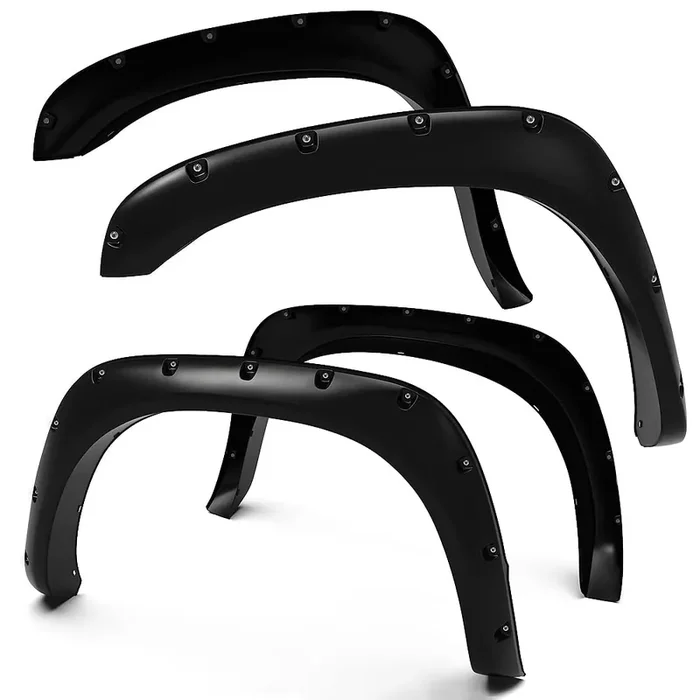 Tyger Auto Fender Flares Compatible With 2002-2008 Dodge Ram 1500; 2003-2009 2500 3500 (Not Fit 06-09 8Ft Bed Models), Fine-Text