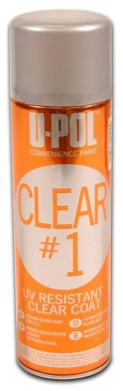 U-Pol Products 0796 Clear Clear 1 High Gloss Coat – 450Ml