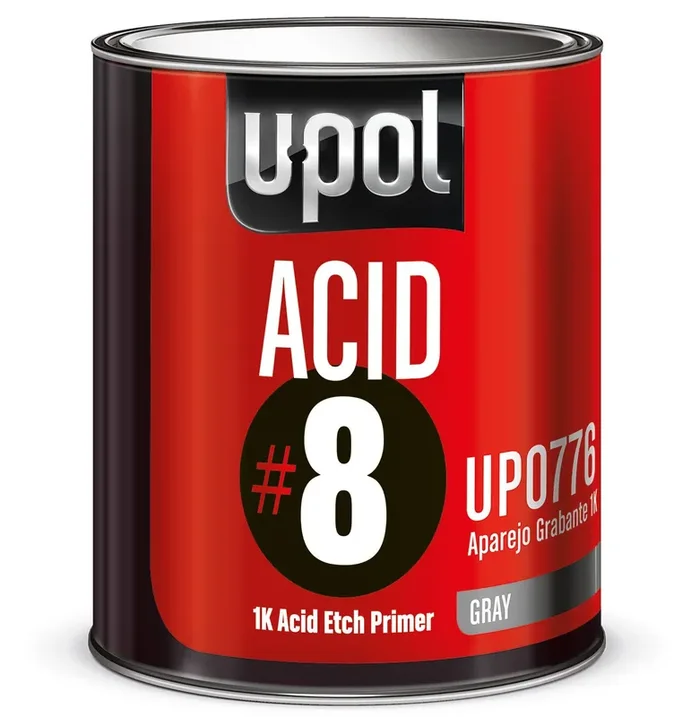 U-Pol Products Acid 8 Etch Primer – 1 Liter, Aluminum, 33.8 Fl Oz (Pack Of 1)