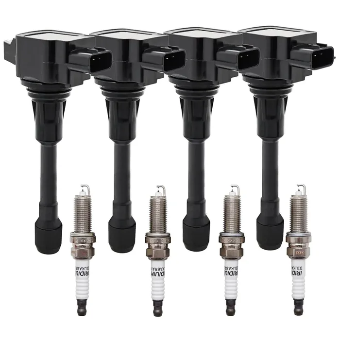 Uf549 Ignition Coil Packs & 9029 Double Iridium Spark Plug Compatible With 2007-2019 Nissan Altima Versa Sentra Rogue Cube Nv200