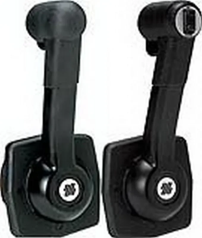 Uflex B184 Single Lever Side Mount Control With Positive Lock-In Neutral And Trim Switch