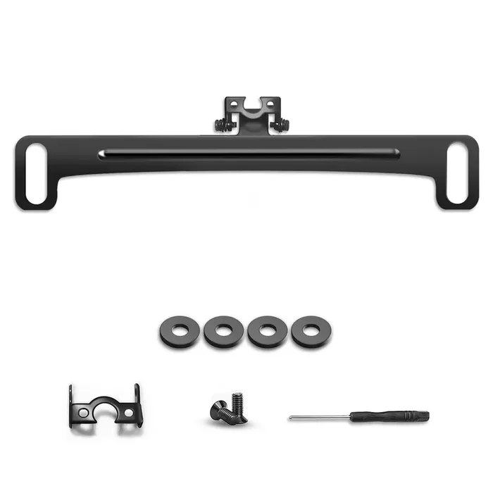Universal Car Rear View Camera License Plate Bracket,Upgraded Full Stainless Steel Backup Camera Mount Dash Cam Mirror Camera Ac