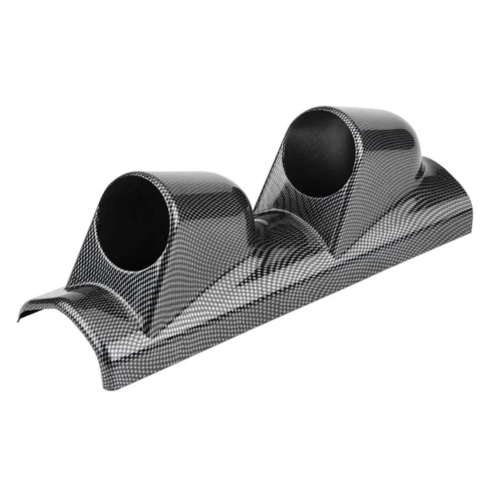 Universal Heavy Duty Racing Sport Meter Gauge Pillar Mount Pod Holder Bracket Gauge Holder Single Hole/Dual Hole/Triple Hole (Optional)(Dual Control)