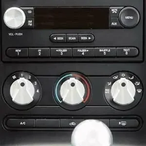 UPR 05-09 Mustang GT / V6 / 07-09 GT500 Designer A/C Knob Kit