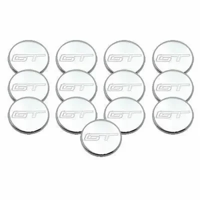 UPR 05-10 Mustang Billet Underhood Push Pin Covers(GT Polished)