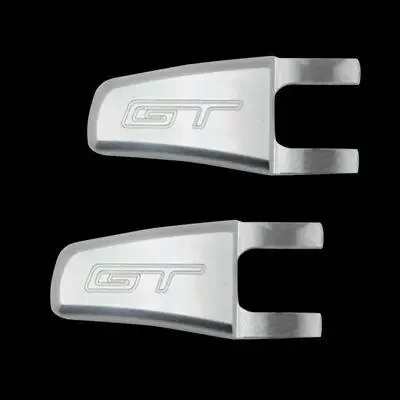 UPR 07-10 Mustang Billet Seat Release Lever GT Logo