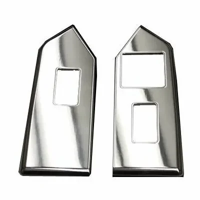 UPR 2010-2014 Mustang Billet Vert Window Switch Plates (Polished)